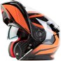 MAXX - FF 950 S vyklápěcím integrálem černo-oranžová  - Motorbike Helmet