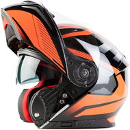 MAXX - FF 950 With flip-up integral black-orange M - Motorbike Helmet