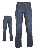 MAXX - NF 2931 Men's motorcycle Kevlar jeans blue XXXXL - Motorcycle Trousers