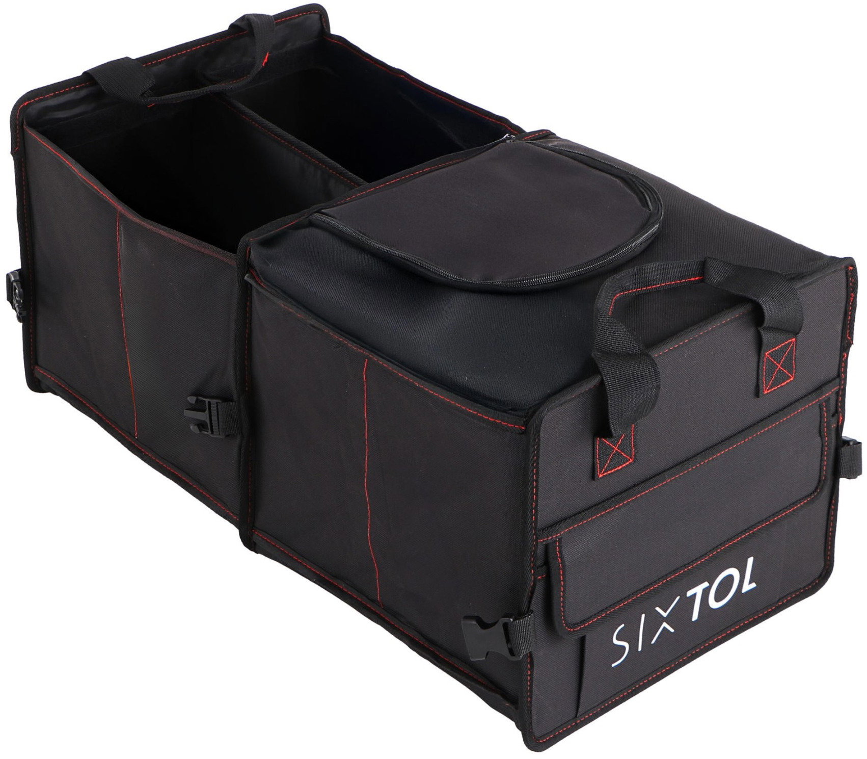 SIXTOL Car Compact 5L Thermo, 5 rekeszes, nagy hűtőtáska, összecsukható