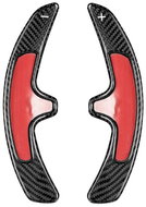 T-Carbon carbon steering wheel paddles for Porsche 997,991 / Cayman 981 / Boxter, black carbon - Paddle Shifters