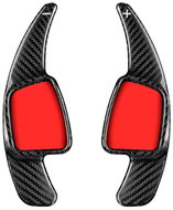 T-Carbon karbonová pádla pod volant pro Audi A3 17+, A4/A5 B9, A6/A7 C8, Q2, Q5, Q7, Q8, černá - Pádla pod volant