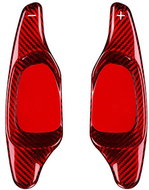 T-Carbon carbon steering wheel paddles for Audi S3/RS3 8V, S5/RS5 B8, RS6/RS7 C7, SQ5, red carbon - Paddle Shifters