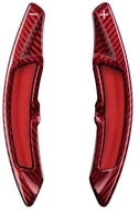 T-Carbon karbonová pádla pod volant pro Porsche 911, Panamera, Cayman, Boxster, Cayenne, červená - Pádla pod volant