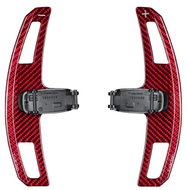 T-Carbon carbon steering wheel paddles for Mercedes AMG A-Class/CLA/C/CLS/S/GLA/GLE/GLS, red - Paddle Shifters