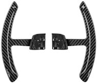 T-Carbon carbon replacement steering wheel paddles for Porsche 992 / Panamera 2022+, black carbon - Paddle Shifters