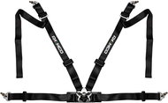 Raemco sports four-point safety belt with swivel quick release buckle, black - Safety Belt