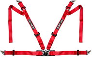 Raemco sports four-point safety belt with swivel quick release buckle, red - Safety Belt