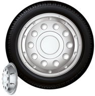 Argo Truck TB01-F 22,5" Első teherautó dísztárcsa szett, 4 db - Dísztárcsa