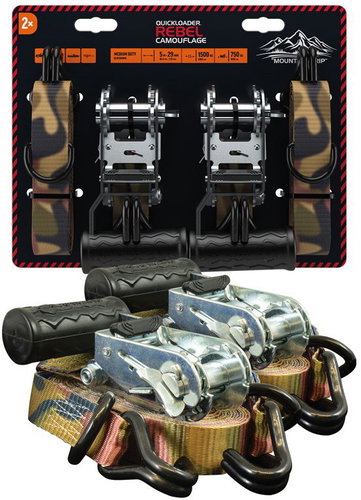 Quickloader Clamp Rebel 1500 kg, 5 m × 29 mm - set of 2 - Tie Down Strap - Main image
