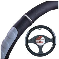 4CARS Potah volantu 37-39 cm šedý - Potah na volant