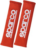 Sparco návleky z alcantary, šířka 50 mm, červené - Návleky na bezpečnostní pásy