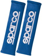 Sparco alcantara grips, width 50 mm, blue - Seat Belt Covers