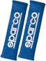 Seat Belt Covers Sparco alcantara grips, width 50 mm, blue - Návleky na bezpečnostní pásy