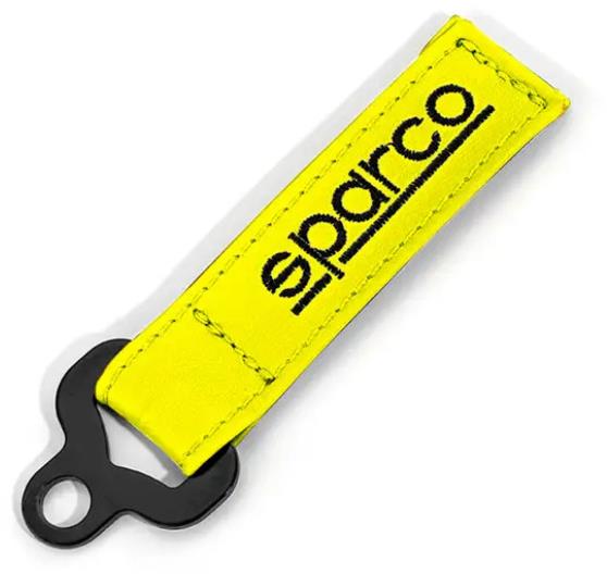 Sparco Vonószem alakú kulcstartó, sárga