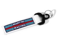 Sparco Martini Racing in the shape of a towing eye, white - Keychain