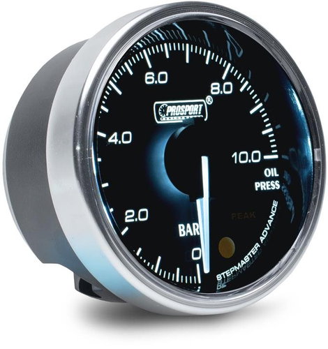 Prosport Performance Supreme Series additional oil pressure gauge electronic 0 to 10 bar - Dashboard Gauge - Main image