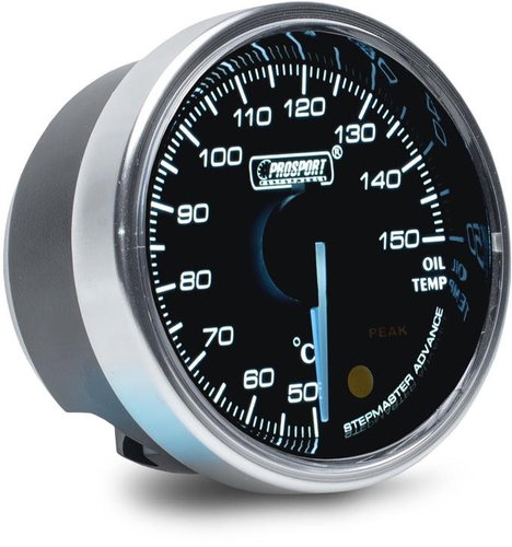 Prosport Performance Supplementary alarm clock Supreme series, oil temperature measured value - Dashboard Gauge - Main image