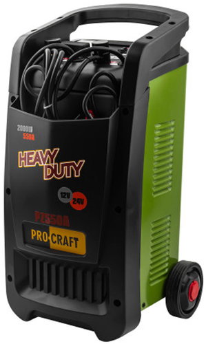 PROCRAFT Car battery charger with starter PZ550A - Car Battery Charger - Main image