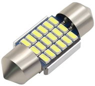 Rabel LED autožárovka 31 mm Canbus 18 smd 3014 C5W C10W C15W SV8,5 bílá + stabilizátor - LED autožárovka