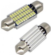Rabel LED autožárovka 36 mm Canbus 27 smd 3014 C5W C10W C15W SV8,5 bílá + stabilizátor - LED Car Bulb