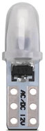 Rabel LED car bulb T5 R5 W1,2W W2W 2 led smd 3014 blue - LED Car Bulb