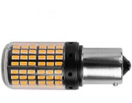 Rabel LED autožárovka BAU15S 144 led 4014 CANBUS PY21W oranžová - LED autožárovka