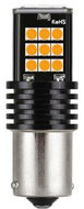 Rabel LED car bulb BA15S 24 smd 3030 12V P21W orange - LED Car Bulb
