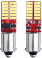 Rabel LED autožárovka BA9S T4W T5W 24 smd 4014 canbus 12V bílá + stabilizátor - LED autožárovka