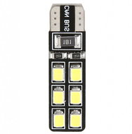 Rabel LED car bulb T10 W5W Canbus 12 smd 2835 white, side - LED Car Bulb