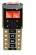 Rabel LED car bulb T10 W5W 6smd 3030 canbus red - LED Car Bulb