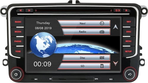 Awesafe Car radio Volkswagen Passat Golf, Skoda Octavia, Fabia, Seat with CD/DVD drive, DAB radio Main image Awesafe Car radio Volkswagen Passat Golf, Skoda Octavia, Fabia, Seat with CD/DVD drive, DAB radio - Car Radio - Main image