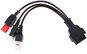 Redukce na autodiagnostiku SIXTOL OBD-II redukce 3-pin/4-pin/6-pin pro moto Yamaha a Honda MECHANIC  - Redukce na autodiagnostiku