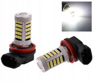 Rabel H8 H11 63 smd 2835 DRL white with lens - LED Car Bulb