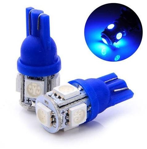 Rabel 24V T10 W5W 5 smd 5050 BLUE - LED Car Bulb