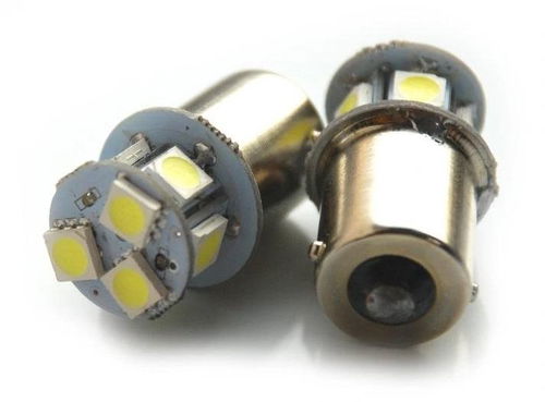 Rabel 24V BA15S 8 smd 5050 P21W 1156 bílá  - LED autožárovka - Hlavní obrázek