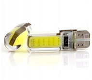 Rabel T10 W5W COB sylicon gel HPC bílá - LED autožárovka