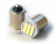 Rabel BA9S T4W T5W 3 smd 7014 white - LED Car Bulb