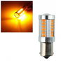 Rabel BAU15S 33 smd 5630 PY21W ORANŽOVÁ s čočkou - LED autožárovka