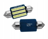Rabel 36 mm Canbus 30 smd 3014 C5W C10W SV8,5 white + stabilizer - LED Car Bulb
