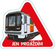 Transport World Sticker JEN PROJÍŽDÍM, metro 81-71 - Car Sticker