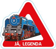 Transport World Sticker I LEGEND, locomotive 498 - Car Sticker