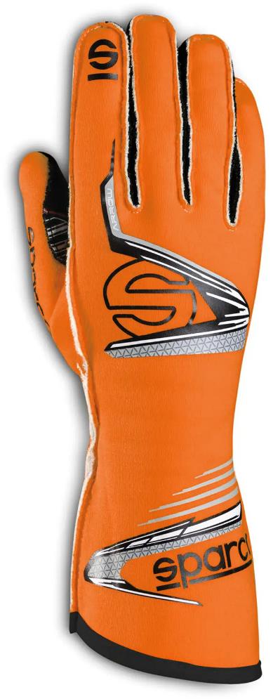 Sparco Arrow EVO Versenykesztyű, FIA homologizált, narancssárga-fekete, méret 11