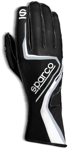 Sparco Kartingové rukavice Record s vnějším švem, černo-šedé, vel. 9 - Driving Gloves - Main image
