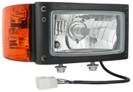 WESEM Světlo přední pravé REPR2.42783 24 V, 4 - funkční, spodní úchyt, kabel 3 m - Front Headlight