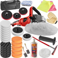 Angle polisher 1400W, 32 parts incl. polisher - Car Polisher