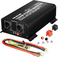 TecTake Sinusový invertor 12 V na 230 V 1500 W/3000 W - Měnič napětí