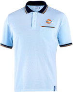 Sparco polo triko Gulf s náprsní kapsičkou, světle modré L - T-Shirt