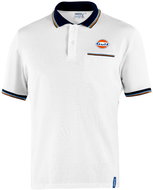 Sparco polo triko Gulf s náprsní kapsičkou, bílé L - T-Shirt