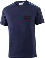 Sparco triko TOP s proužky Martini Racing, modré XS - T-Shirt